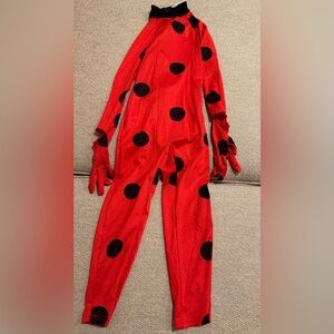 Miraculous Ladybug Red and Black Girl Costume XS
